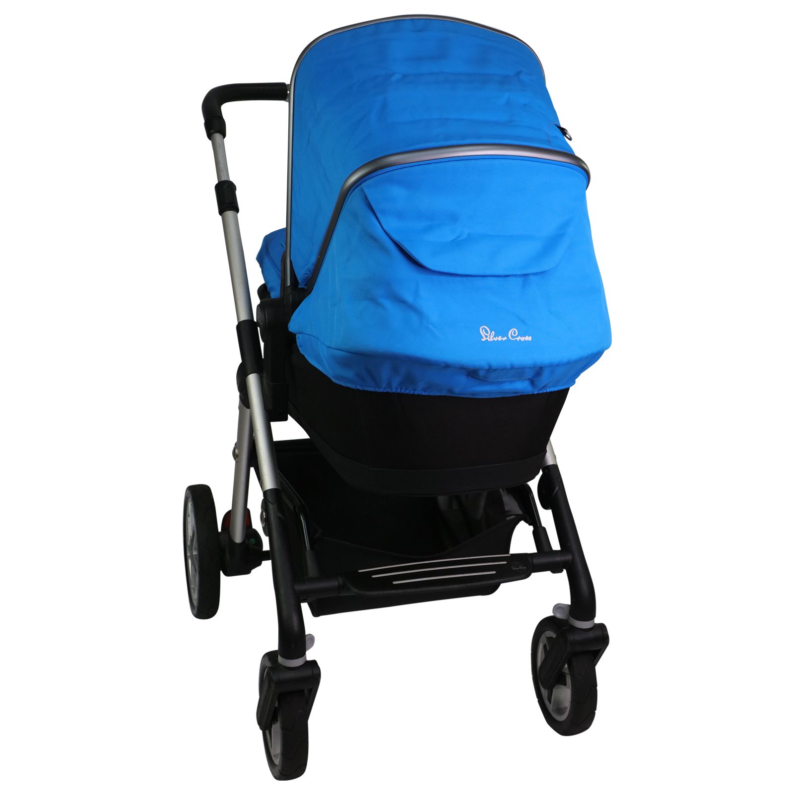 Silver Cross Pioneer Chassis Seat Carrycot Blue Prams Pushchairs KidX Buy Sell Exchange